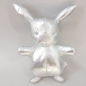 Toy Factory Pokemon Pikachu Plush Toy OS Silver Metallic 2021